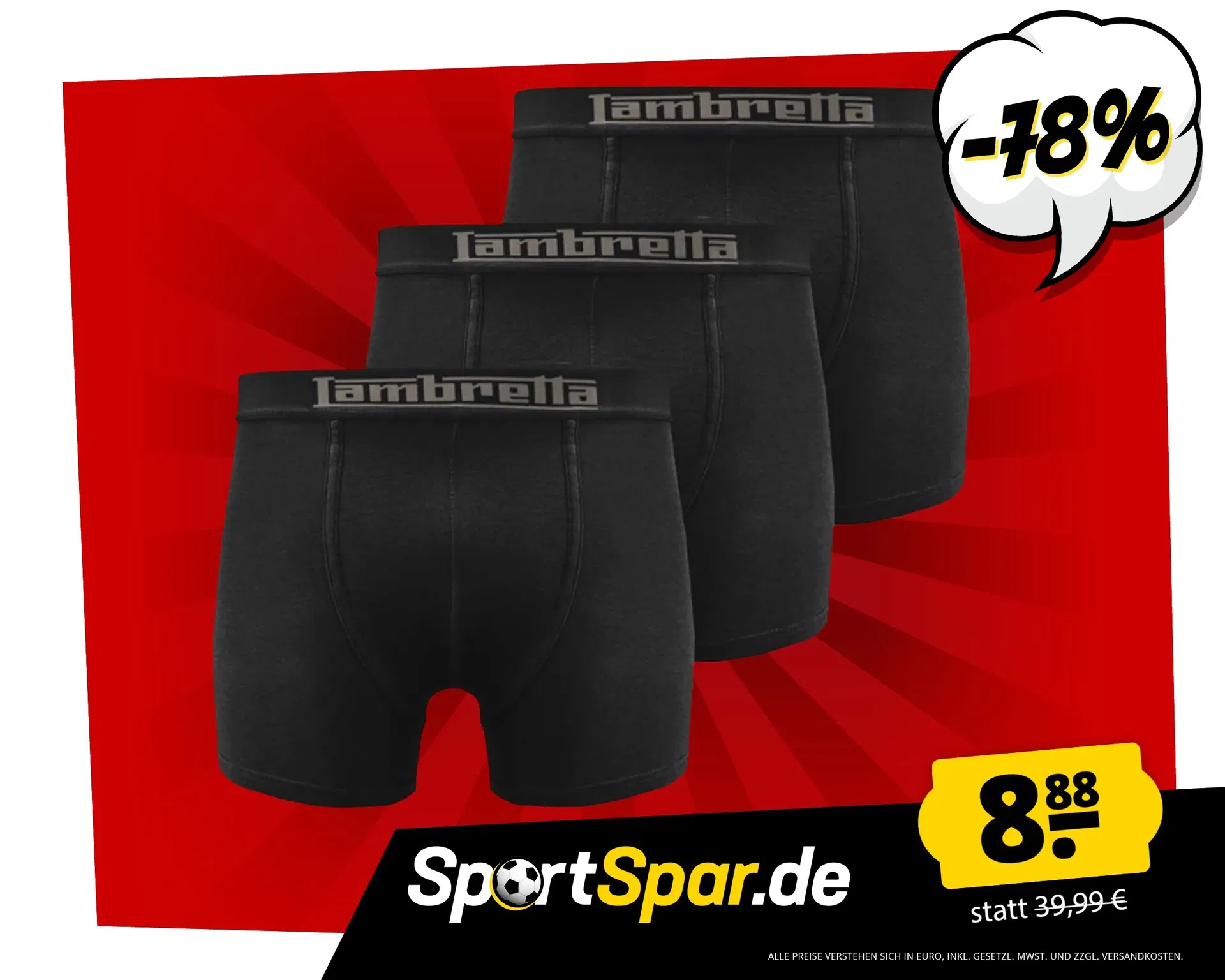 Lambretta Retro Herren Boxershorts