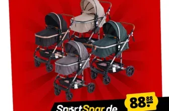 MUWO 3 in 1 Kombi-Kinderwagen Komplettset