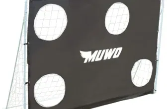 MUWO Fußballtor mit Torwand 217 x 153 cm