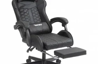 Muwo FusionX E-Sports Gamingstuhl mit Fußstütze