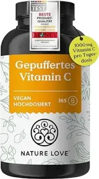 NATURE LOVE Gepuffertes Vitamin C