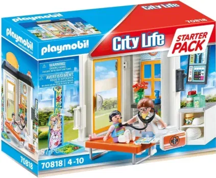 PLAYMOBIL City Life 70818 Starter Pack Kinderärztin