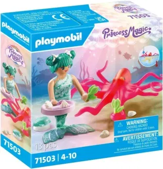 PLAYMOBIL Princess Magic 71503 Meerjungfrau mit Farbwechselkrake