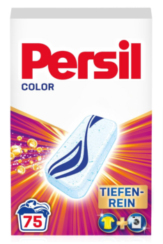 Persil Power Bars Color Waschmittel (75 Waschladungen), vordosiertes Buntwaschmittel mit biologisch