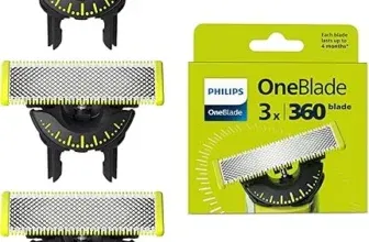 Philips OneBlade 360 Ersatzklingen (QP430/60) für präzises Rasieren