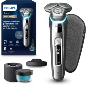 Philips Shaver S9000 Elektrischer Nass- und Trockenrasierer