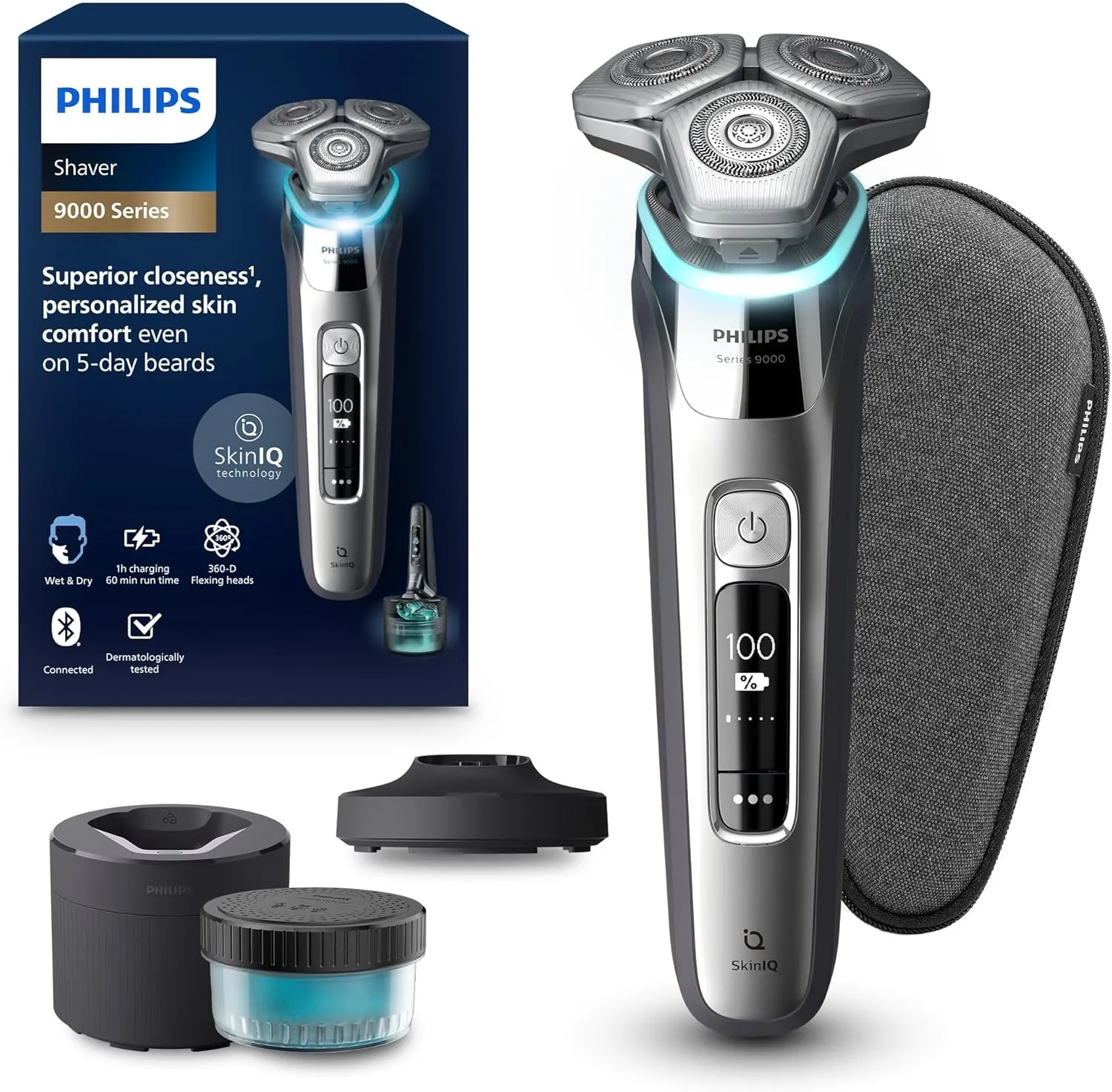 Philips Shaver S9000 Elektrischer Nass- Und Trockenrasierer