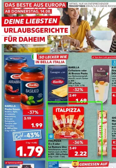 Schnäppchen, Deals und Rabattcodes des Tages - Kaufland Prospekt 14.08.2025 - 20.08.2025
