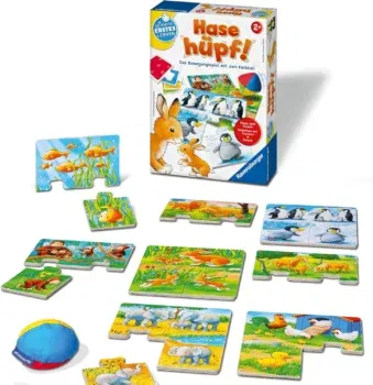 Ravensburger 24735 - Hase hüpf - Bewegungsspiel