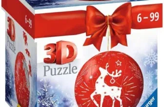 Ravensburger 3D Puzzle-Ball Weihnachtskugel Rentier 11495