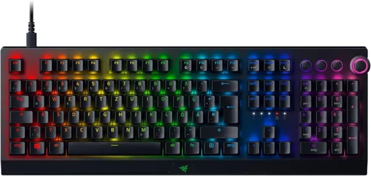 Razer BlackWidow V3 Pro (Green Switch) - Kabellose Mechanische Gaming Tastatur