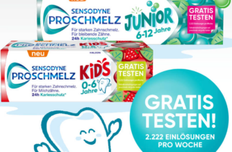 SENSODYNE-PROSCHMELZ-KIDS-oder-SENSODYNE-PROSCHMELZ-JUNIOR-Zahnpasta-Gratis-Testen