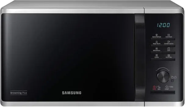 Samsung MG2AK3515AS EG Mikrowelle mit Grill (800 Watt, 23 Liter, 27 Automatikprogramme)