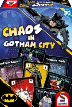 Schmidt Spiele 49429 Batman Chaos in Gotham- Kartenspiel