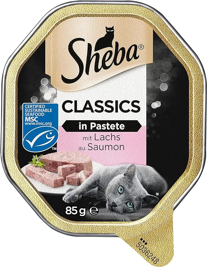 Sheba Katzennassfutter Classics In Pastete Mit Lachs