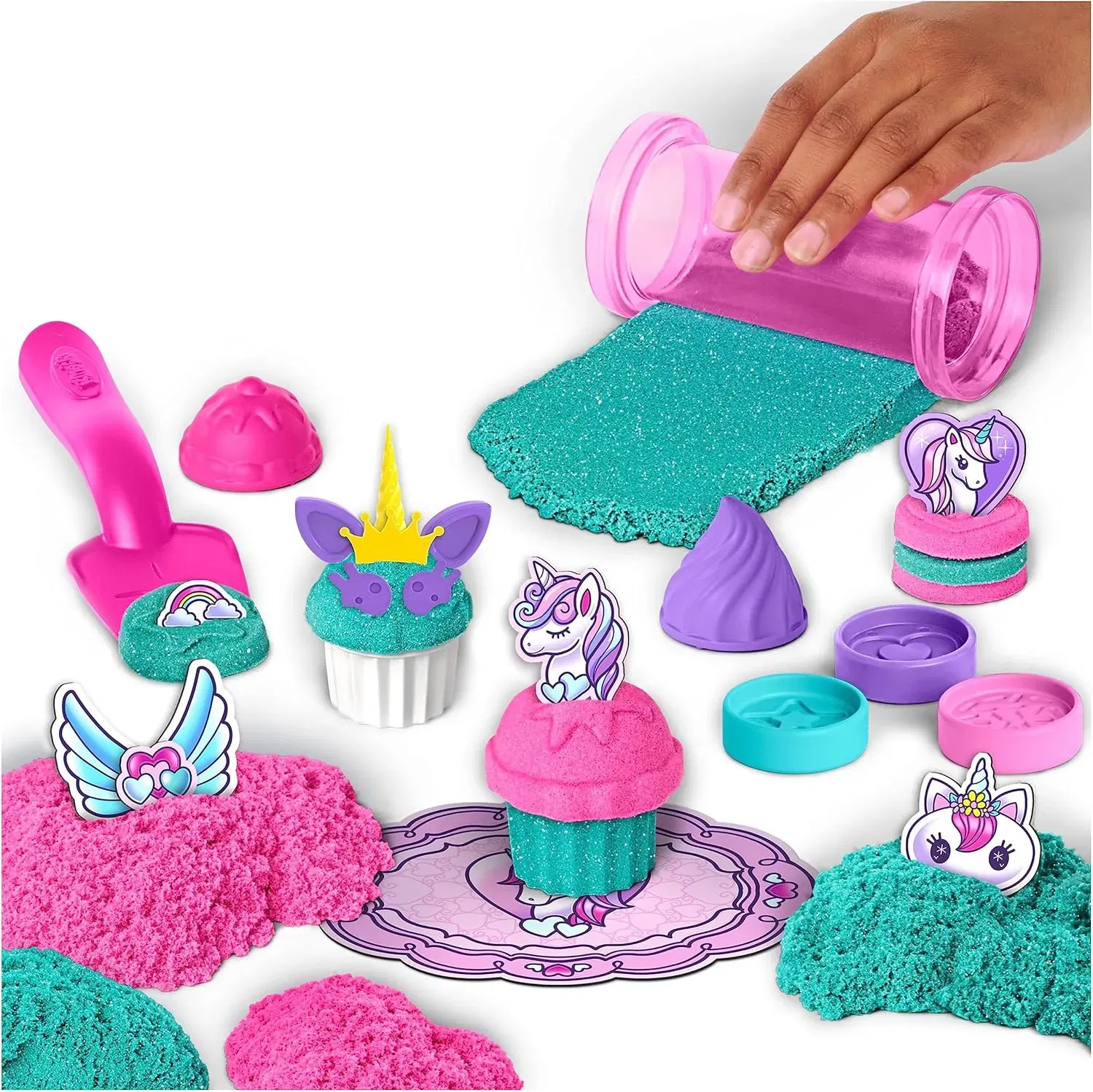 Spin Master Kinetic Sand Einhorn Back Set - Mit 454 G Original Kinetischem Sand Aus Schweden 2