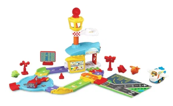 VTech Tut Tut Baby Flitzer - Fröhlicher Flughafen – Interaktives Spielset