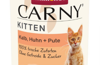 animonda Carny Kitten Nassfutter für Junge Katzen, Dose Katzenfutter für Junge Katzen, Kalb, Huhn +