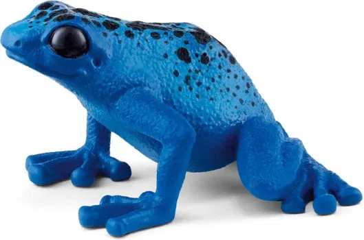 schleich 14864 blauer Pfeilgiftfrosch Spielfigur