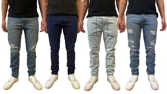 2Y-Premium-Herren-Jeans-Stylische-Denim-Hose-Verschiedene-Modelle-Blau