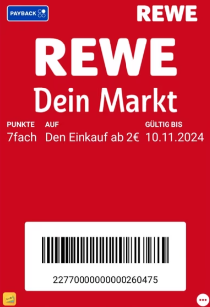 7-Fach-Payback-Coupon-Für-Gesamten-Einkauf-Bei-Rewe-Gültig