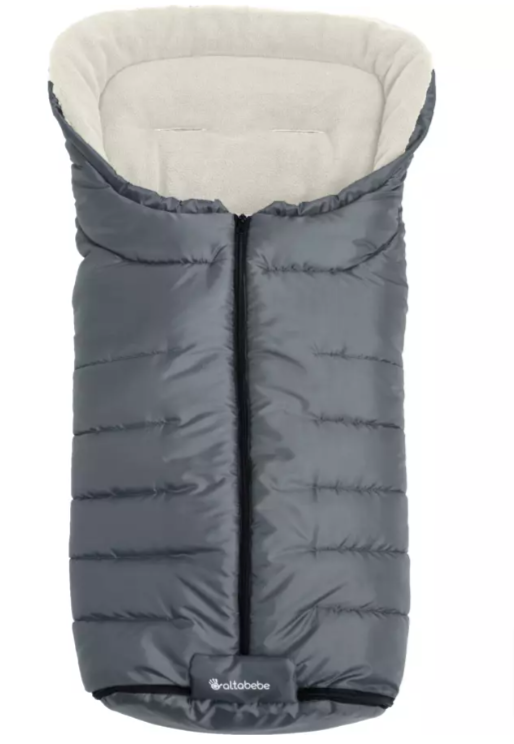 Altabebe-Winterfußsack-Active-Kollektion-Für-Kinderwagen-Hellgrau