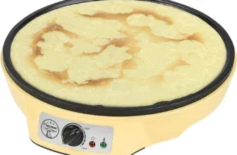 Bestron Crêpes Maker im Retro Design, für Crepes mit Ø 30 cm