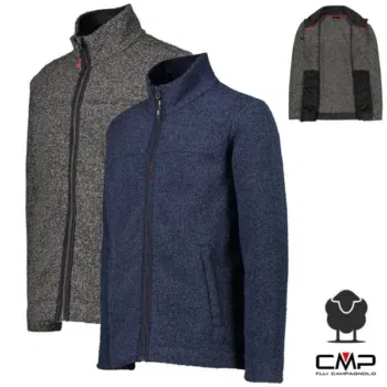 CMP Wooltech Herren Fleecejacke