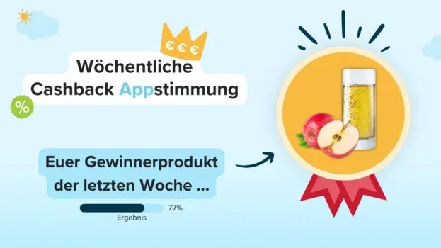 Cashback auf Apfelsaft