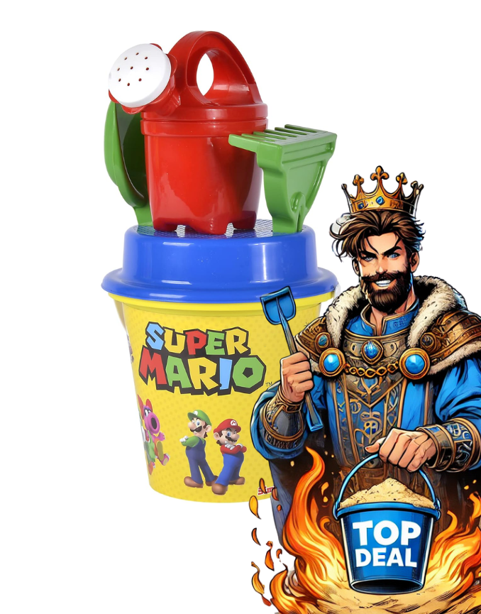 Simba Super Mario Eimergarnitur – Sandspielzeug für 4,45 € inkl. Prime-Versand (statt 6,40 €)