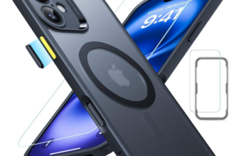 ESR-für-iPhone-16-Plus-Hülle-Set-Transparente-Matte-Hülle-mit-Displayschutzfolie