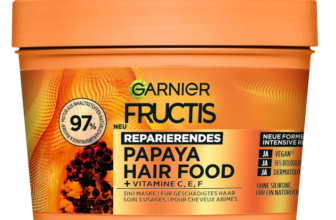 Garnier-Fructis-Papaya-Haarmaske-Leave-In-für-geschädigtes