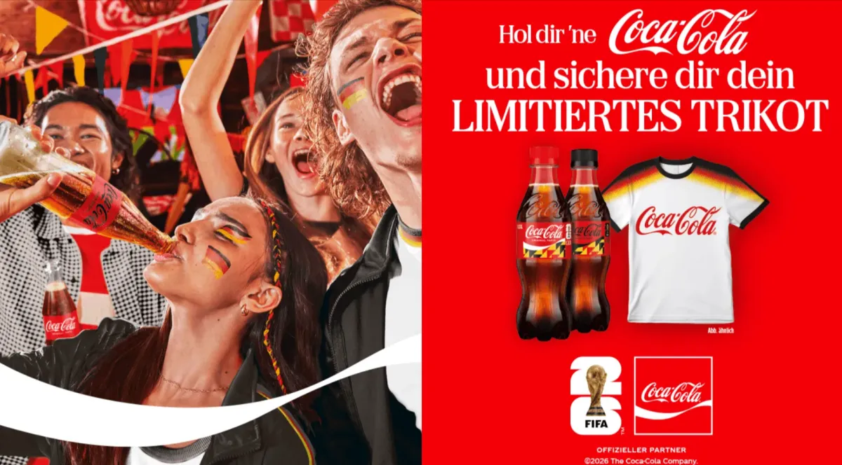 Gratis Coca-Cola-Trikot durch QR-Code Aktion sichern
