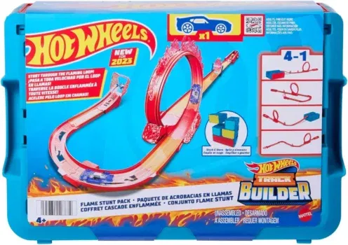 Hot Wheels Trackset im Feuer-Design Fahrzeug HMC04