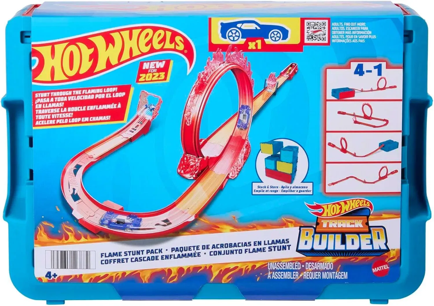 Hot Wheels Trackset Im Feuer-Design Fahrzeug Hmc04