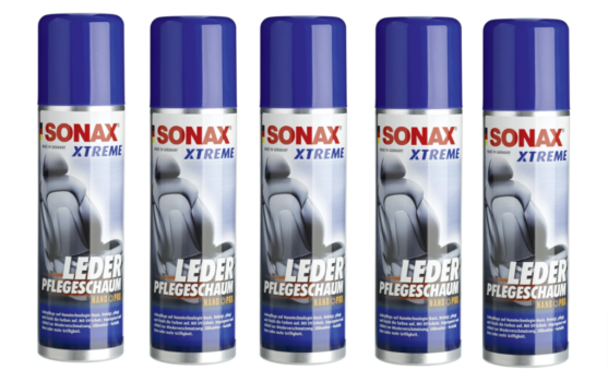 Hotdeals-5x-SONAX-XTREME-LederPflegeSchaum