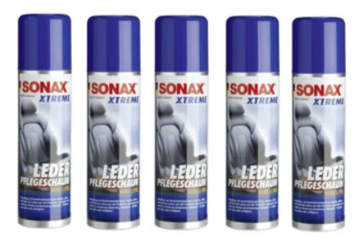 Hotdeals-5x-SONAX-XTREME-LederPflegeSchaum-5x-250-ml