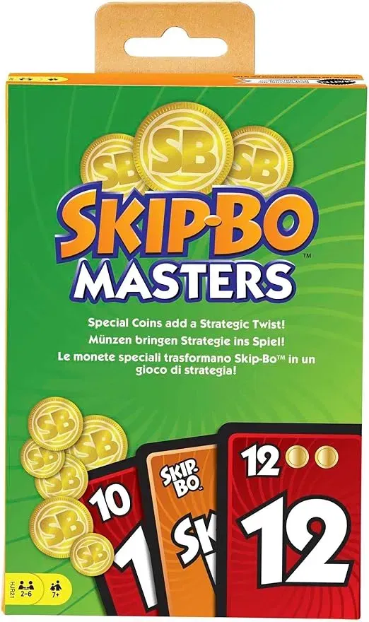Mattel Games HJR21 Skip-Bo Masters Kartenspiel für 11,96 € inkl. Prime-Versand (statt 17,45 €)