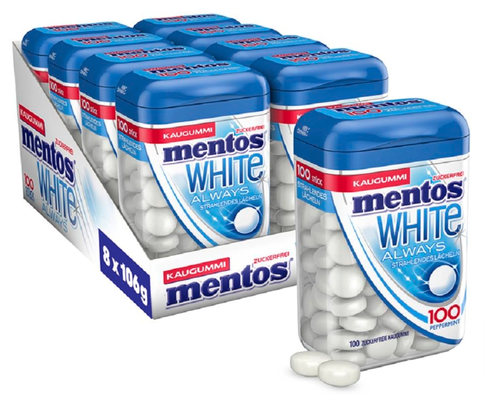 Mentos-Kaugummi-Always-White-8-Xl-Dosen-Zuckerfreie-Chewing-Gum-Dragees