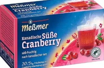 Meßmer Ländertee Kanadische Süße Cranberry 20 Teebeutel