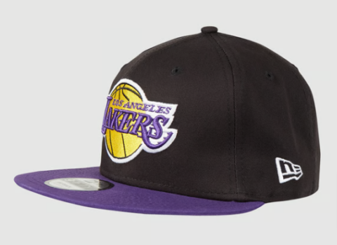 New-Era-Cap-mit-Lakers-Stickerei-black-