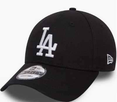 New-Era-Los-Angeles-Dodgers-MLB-League-Essential-Schwarz-Verstellbare-9Forty-Cap