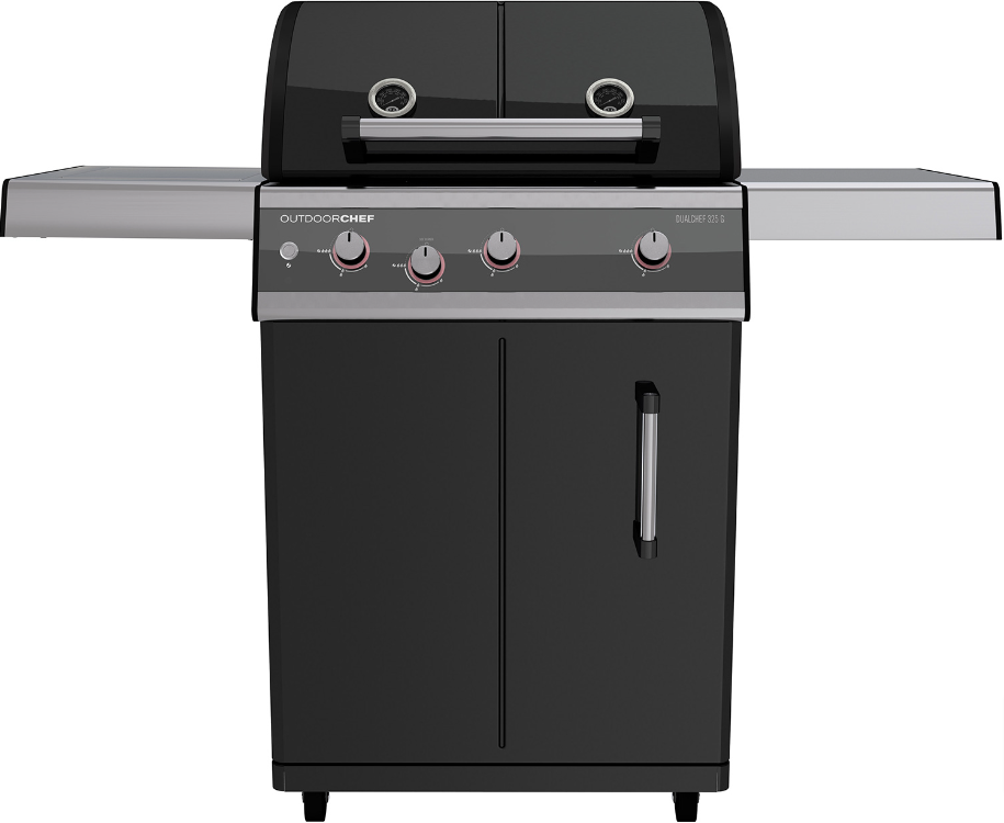 Outdoorchef-Dualchef-325-G-Gasgrill-Mit-Seitenkocher-Retouren-Grill