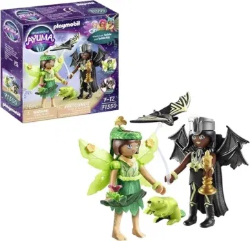 PLAYMOBIL Adventures of Ayuma 71350 Forest Fairy & Bat Fairy mit Seelentieren