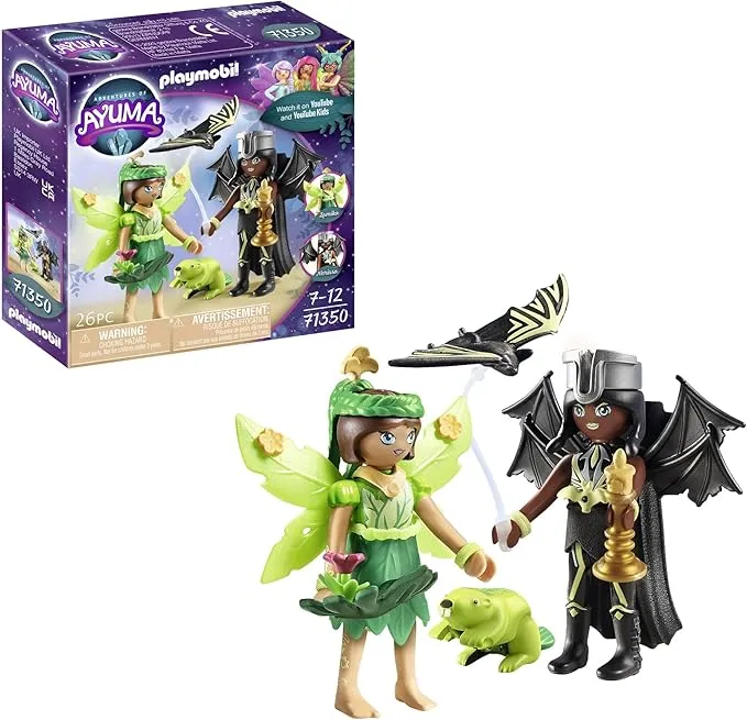 Playmobil Adventures Of Ayuma 71350 Forest Fairy &Amp; Bat Fairy Mit Seelentieren