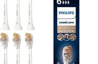 Philips Sonicare A3 Premium All-in-One Standard Bürstenkopf für die elektrische Zahnbürste 6er Pack (Modell HX9096 10)