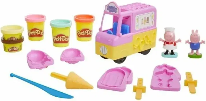 Play-Doh Peppa's Eiscreme-Spielset mit Eiswagen