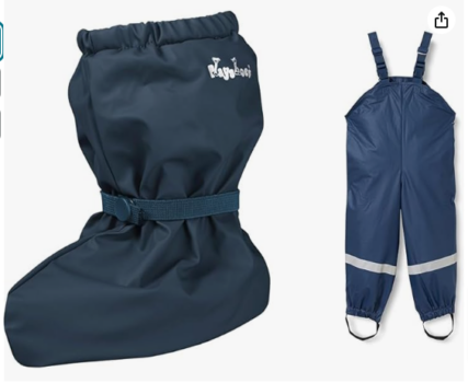 Playshoes-Regenschuh-Marine-Small-Wind-und-wasserdichte-Regenhose-Regenbekleidung