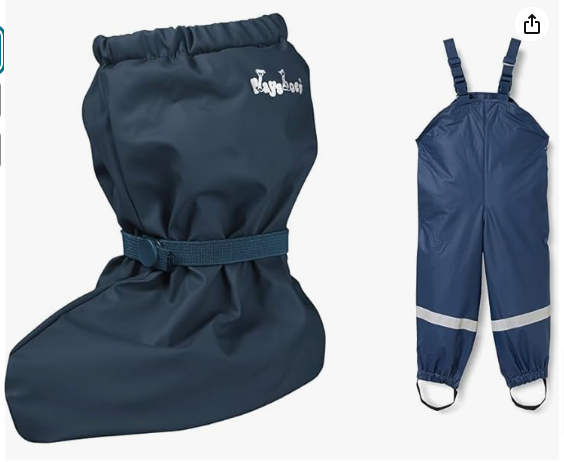 Playshoes-Regenschuh-Marine-Small-Wind-Und-Wasserdichte-Regenhose-Regenbekleidung