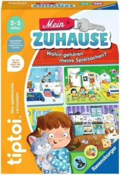 Ravensburger 196 tiptoi Spiel 00196-Mein Zuhause - Lernspiel zum Wortschatz